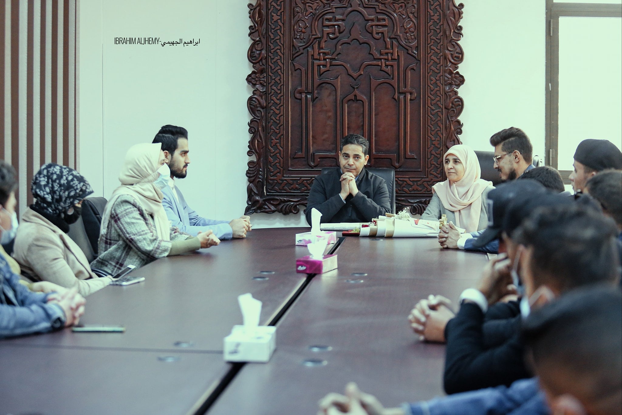 (زيارة علمية لكلية الفنون والإعلام جامعة طرابلس)