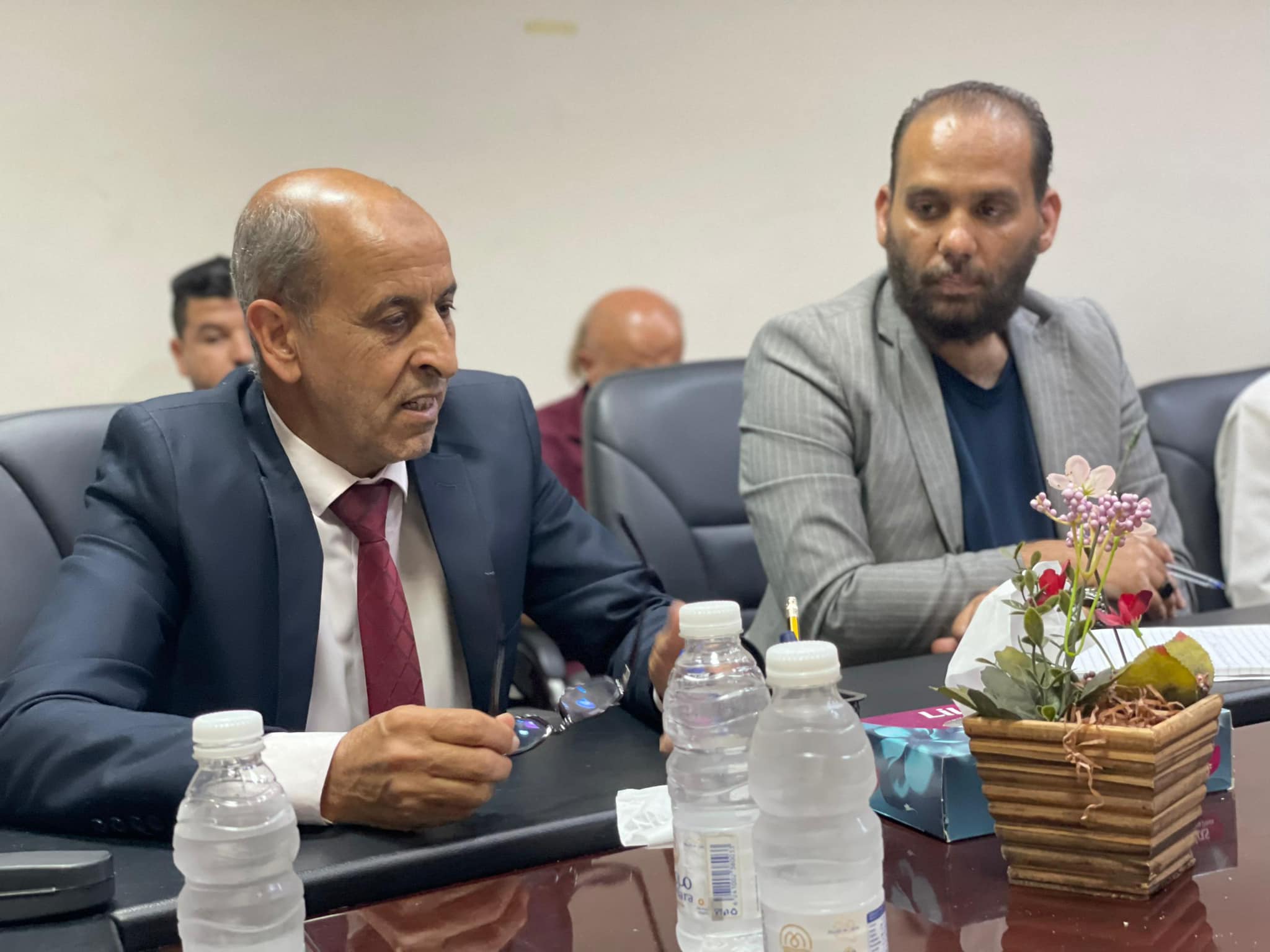 فريق التدقيق المؤسسي المُكلَّف من المركز الوطني لضمان جودة وتقييم المؤسسات التعليمية والتدريبية، يختتم زيارته التدقيقية على ملفات الحصول على الاعتماد المؤسسي لكليتنا