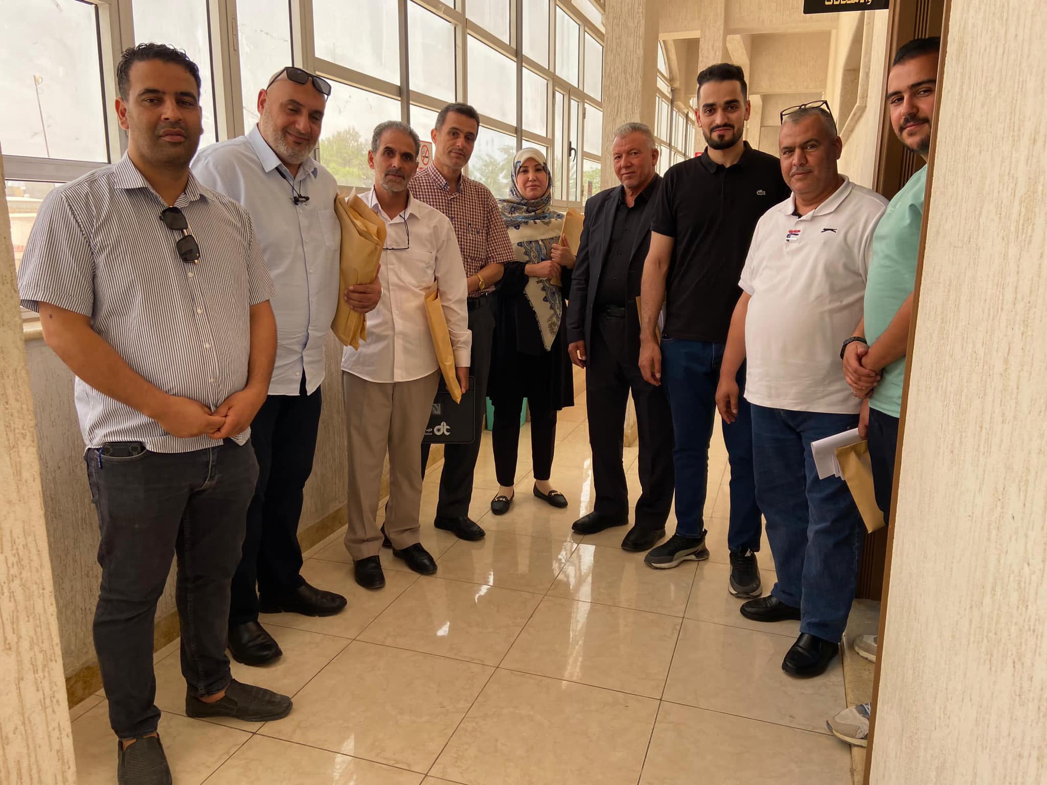 فريق التدقيق المؤسسي المُكلَّف من المركز الوطني لضمان جودة وتقييم المؤسسات التعليمية والتدريبية، يختتم زيارته التدقيقية على ملفات الحصول على الاعتماد المؤسسي لكليتنا