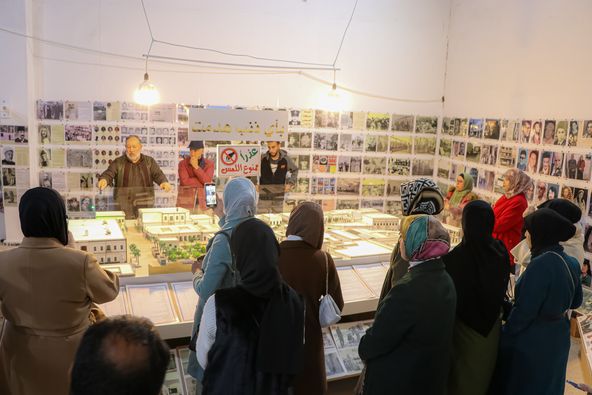 " زيارة علمية لمعرض ذاكرة المدينة مصراتة "