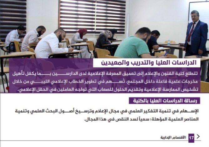 دليل كلية الفنون والإعلام 