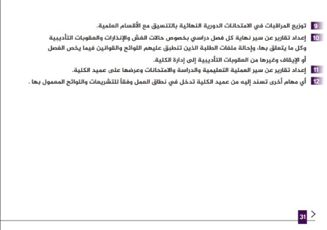 دليل كلية الفنون والإعلام 
