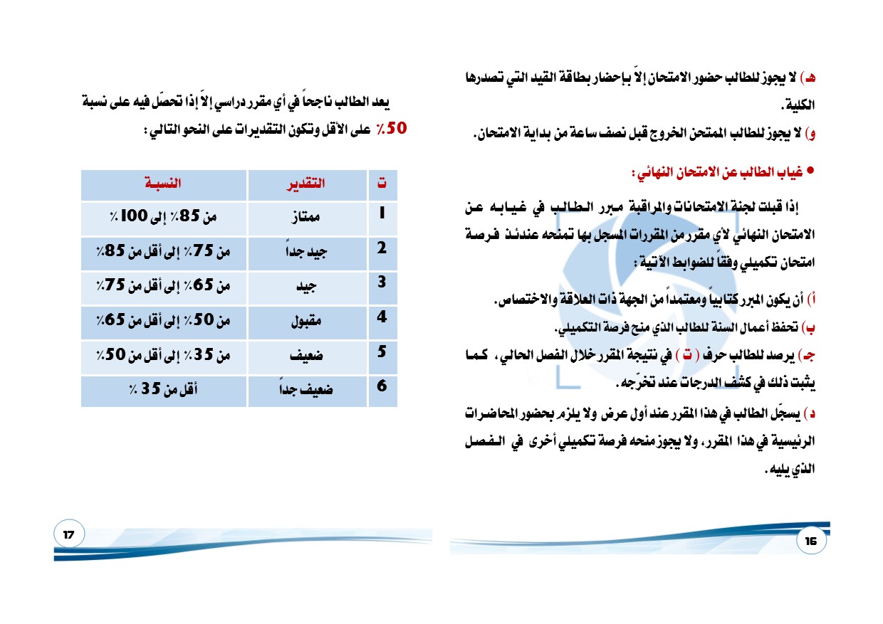 دليل الطالب 2018 